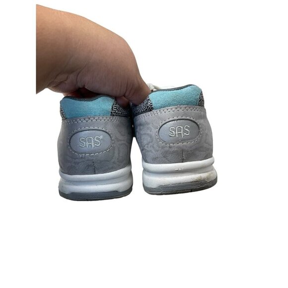 SAS Tour Mesh Lux Cinder Gray Pink Suede Walking Shoes Tripad Comfort Women 8.5 - Picture 6 of 9